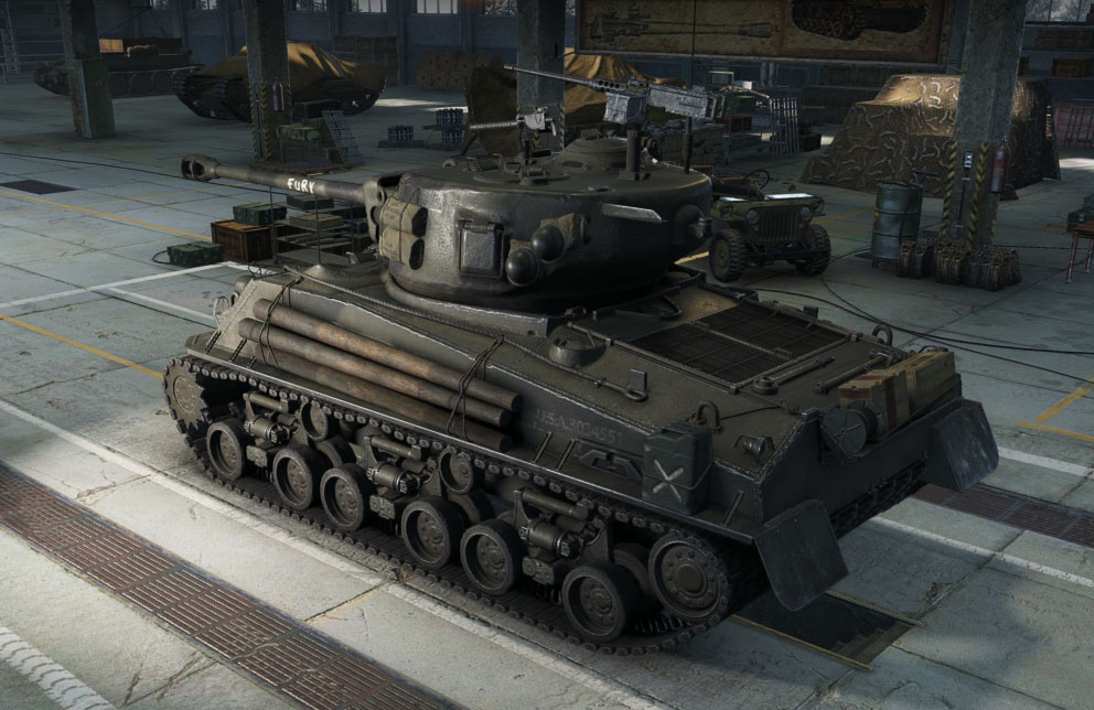 M4A3E8 Fury - World of Tanks Wiki*